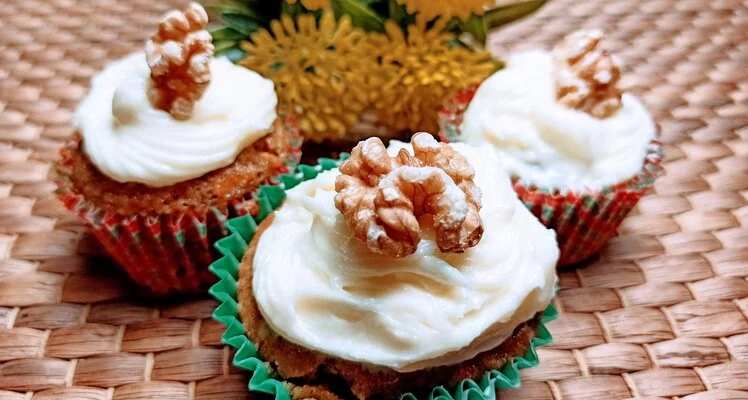 Cómo hacer cupcakes de zanahoria y nueces con Mambo de Cocimambo