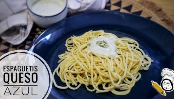 Cómo hacer la receta de espaguetis con queso azul en Mambo de yococino